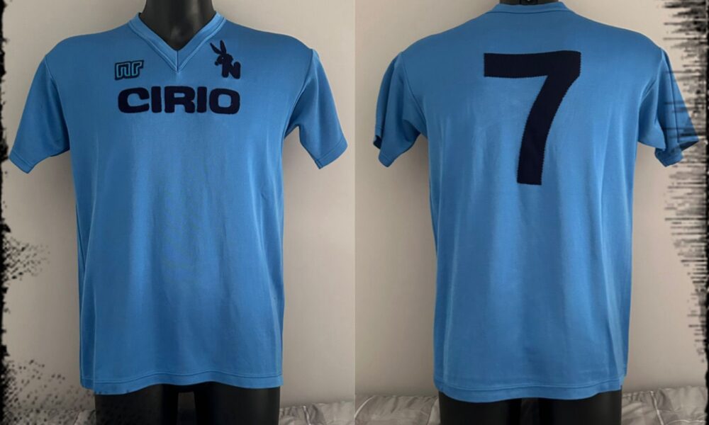 Maillot NAPOLI CIRIO 5 Ruud Krol 1982/83 Tissu Acrylique