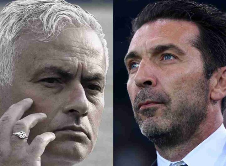 José Mourinho e Gigi Buffon