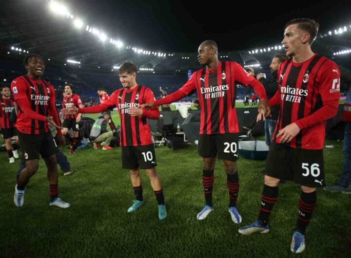 Milan squadra in campo