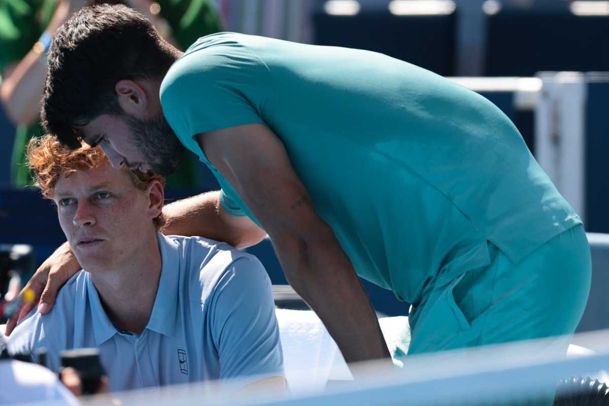 Sinner Alcaraz rischio