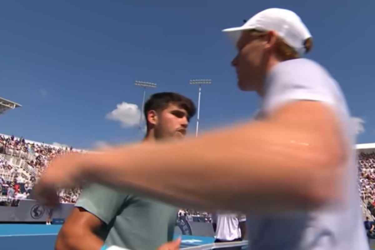 Jannik Sinner e Carlos Alcaraz 