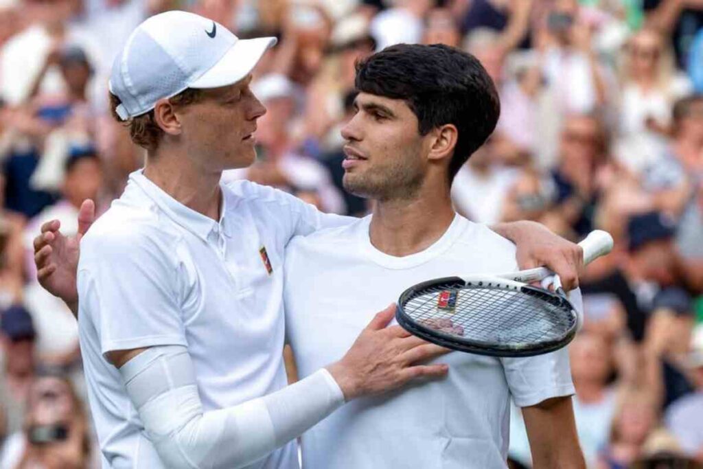Jannik Sinner e Carlos Alcaraz