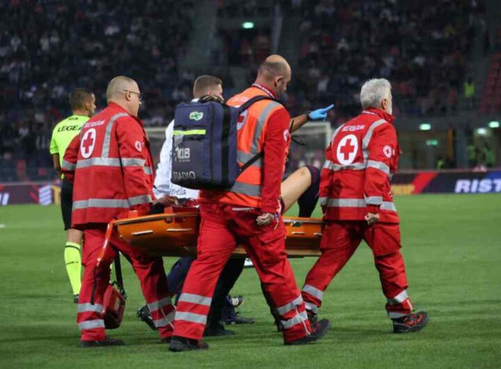 Infortunio calciatore