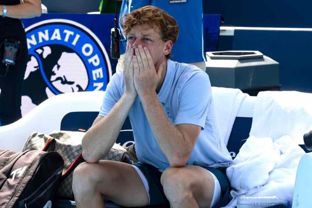 Sinner lutto improvviso