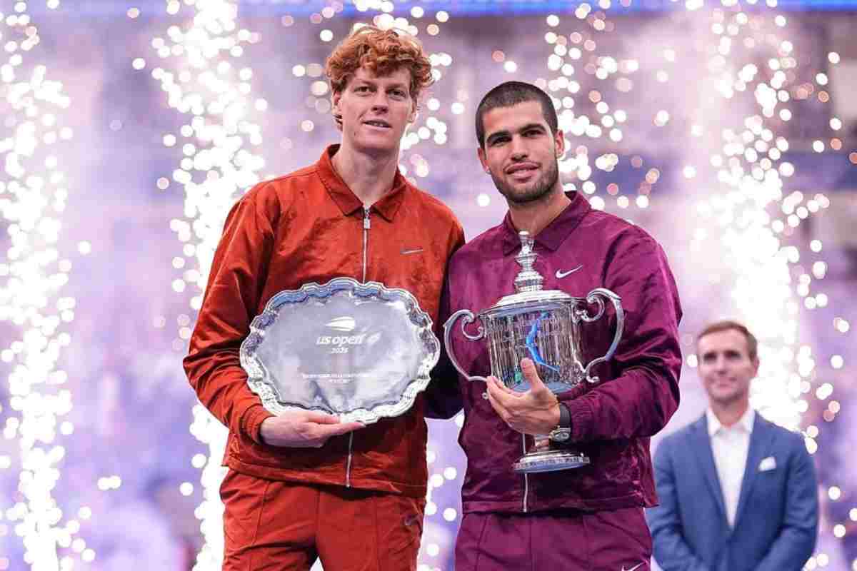 Jannik Sinner e Carlos Alcaraz 