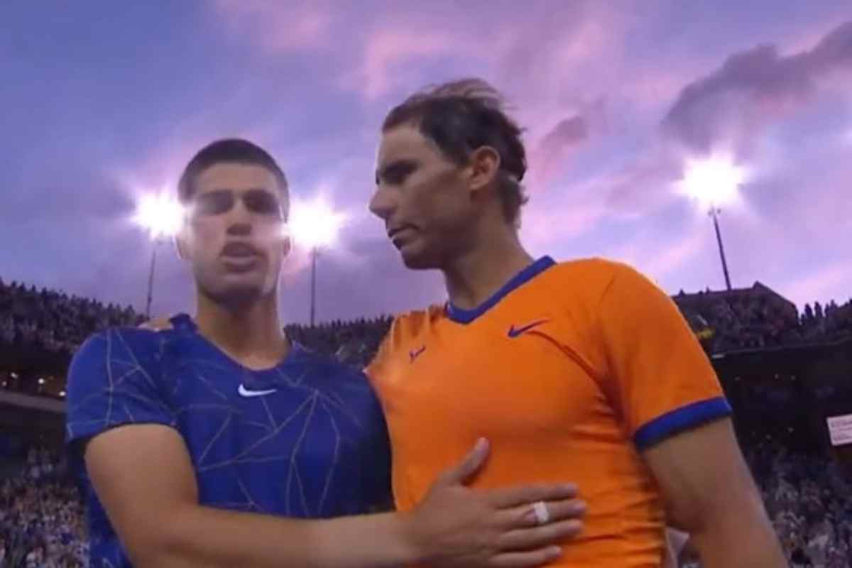 Rafa Nadal e Carlos Alcaraz