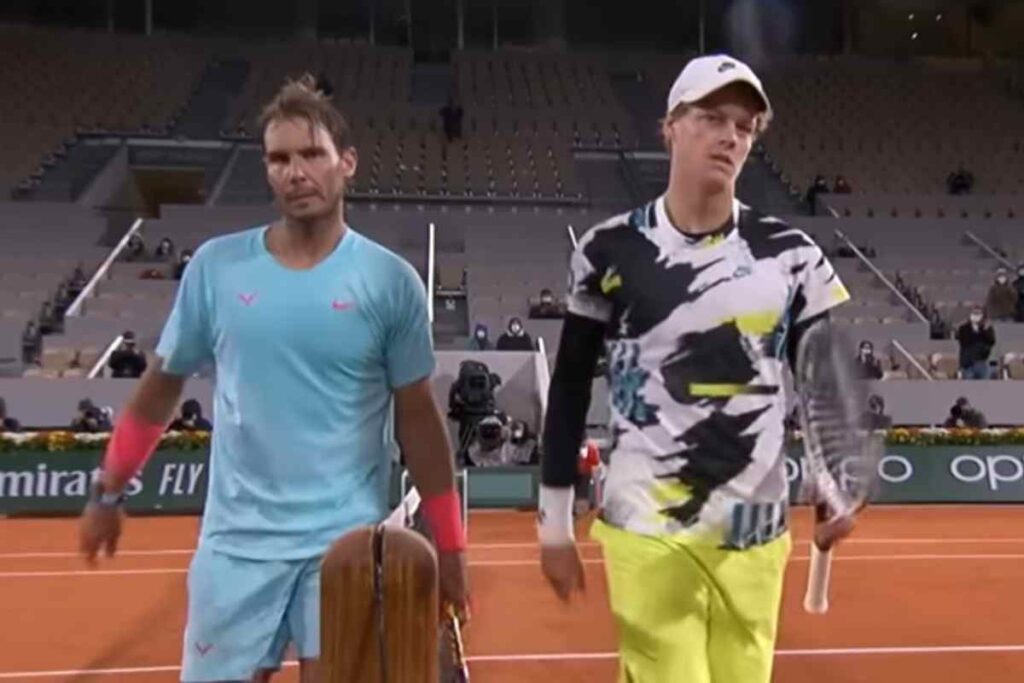 Rafa Nadal e Jannik Sinner