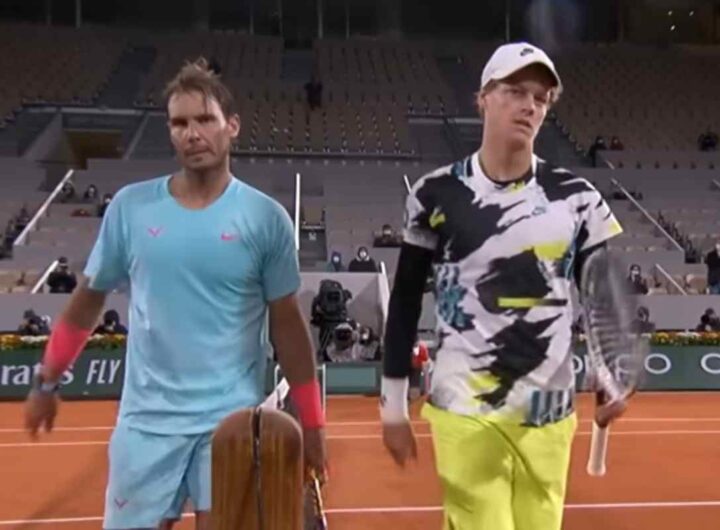 Rafa Nadal e Jannik Sinner