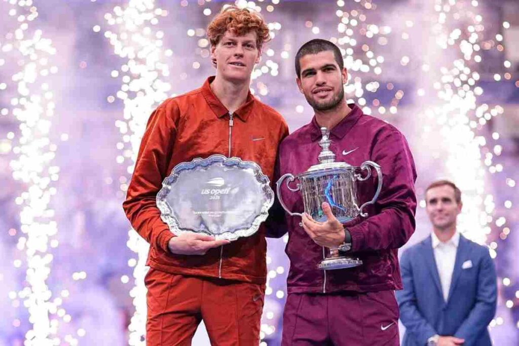 Jannik Sinner e Carlos Alcaraz