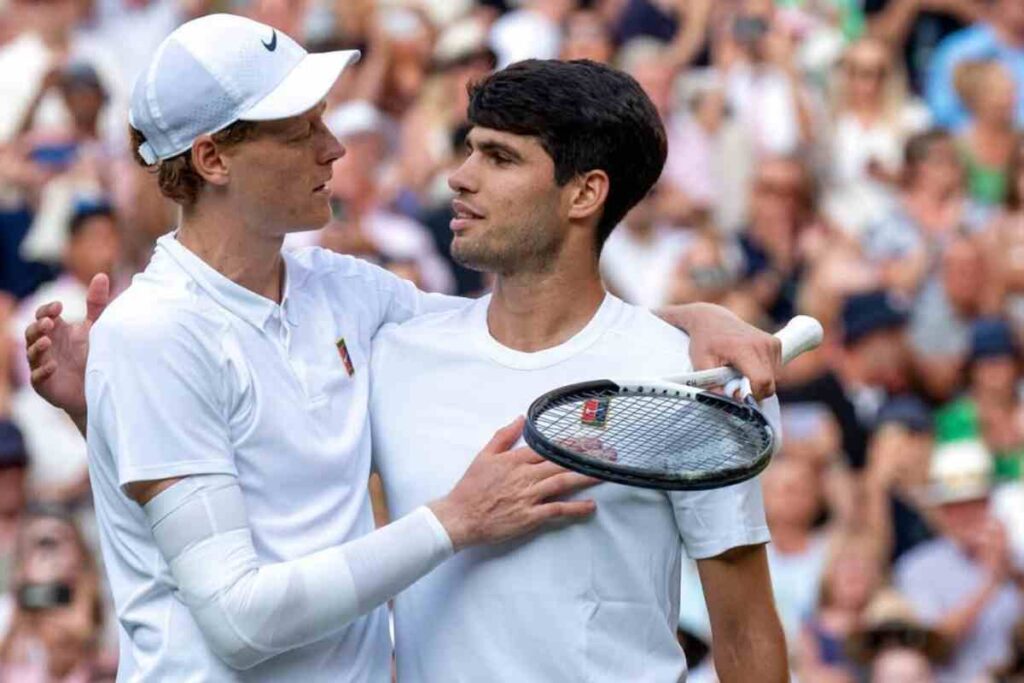 Jannik Sinner e Carlos Alcaraz