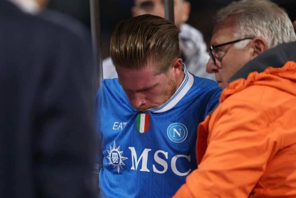 infortunio de bruyne