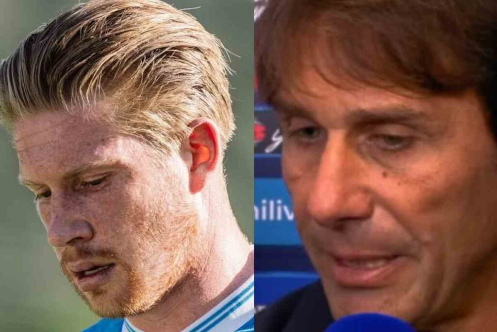 Kevin De Bruyne e Antonio Conte