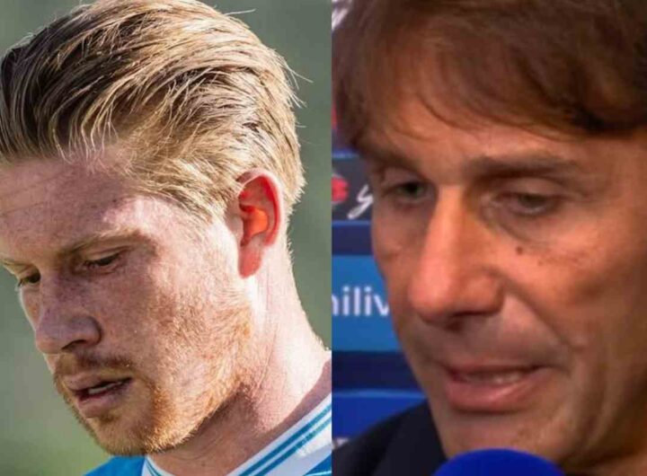 Kevin De Bruyne e Antonio Conte
