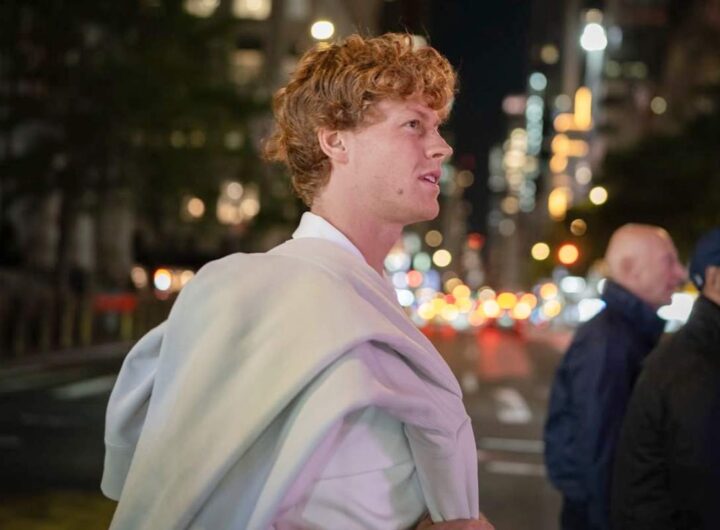 Jannik Sinner a Shanghai