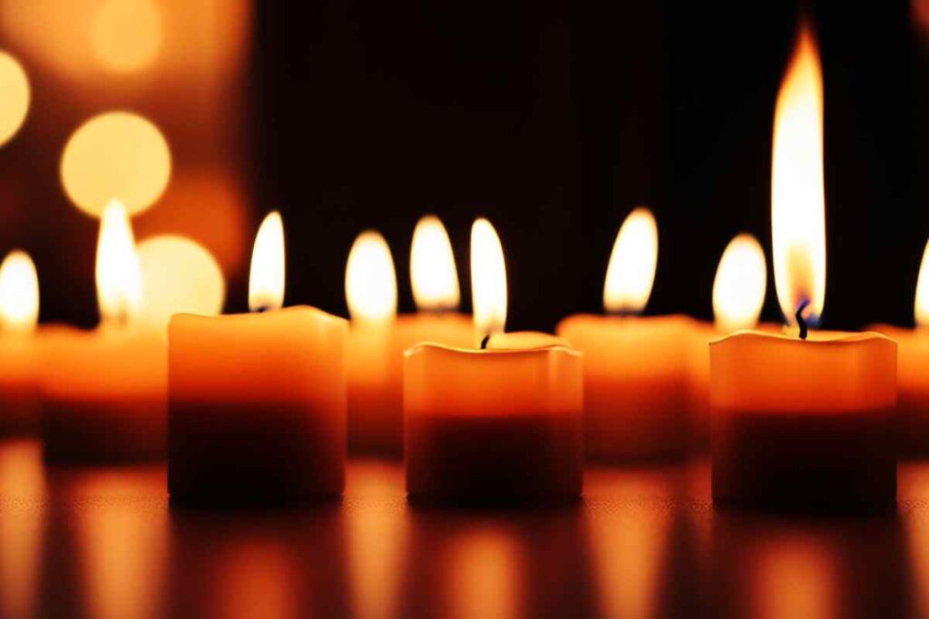 Candele a lutto