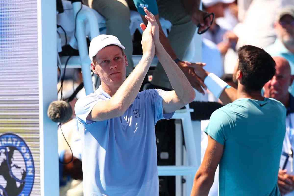 Sinner crollo fisico 