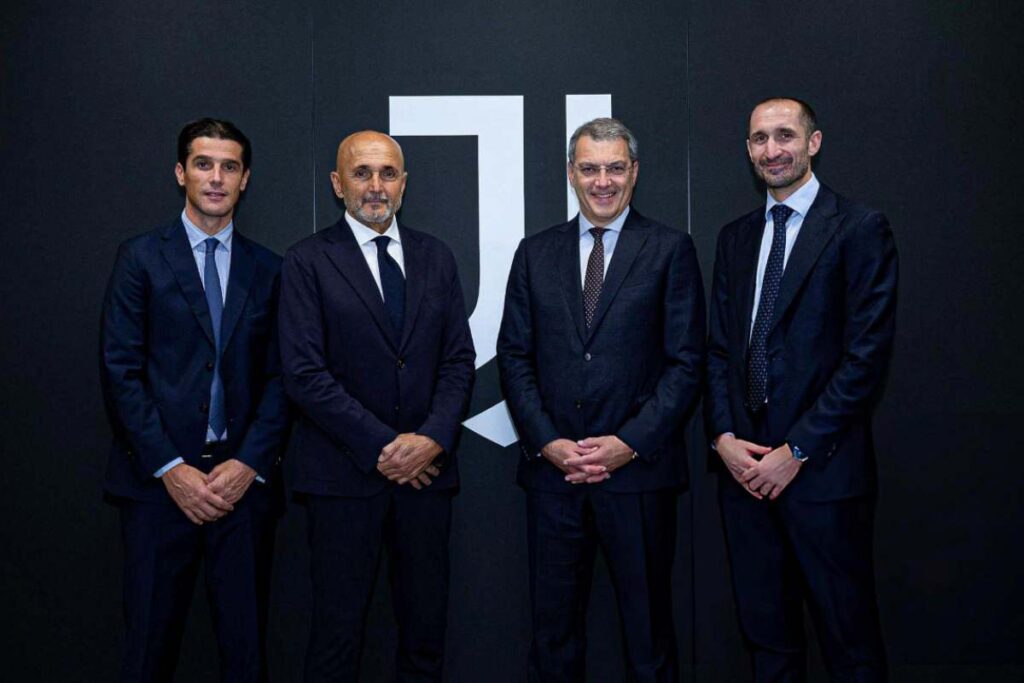 Spalletti e la dirigenza Juve