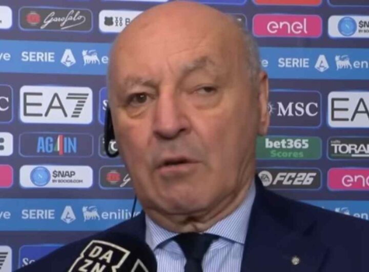 Beppe Marotta ai microfoni di DAZN