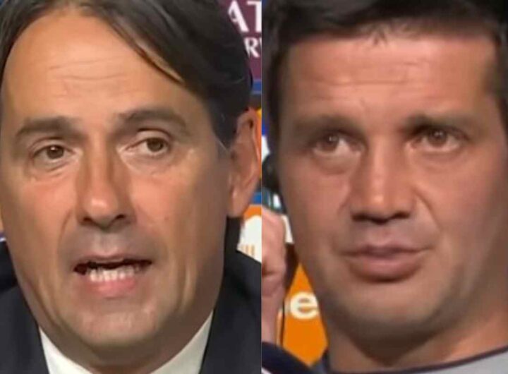 Simone Inzaghi e Cristian Chivu