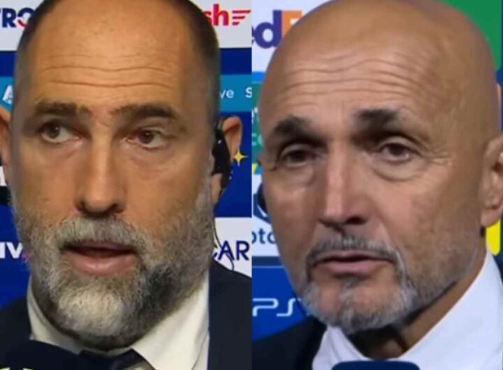 Igor Tudor e Luciano Spalletti
