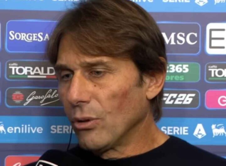 Antonio Conte ai microfoni di DAZN