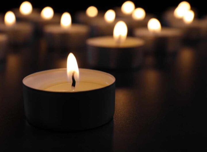 Candele a lutto
